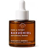 Hearthical Organic Bakuchiol Serum For Face With Sea Buckthorn | 1oz Natural Retinol Alternative for Glowing Skin | Brightening Serum For Face | 99% Pure Bakuchiol Oil with Jojoba | Made In USA