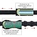 Podura Expandable Garden Hose 25Ft with Solid Brass Connector 9-pattern Nozzle for Watering Plants,Showering Pets,Cleaning Patio - Black
