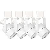 SHILIHE MR16 GU10 Halo Track Lighting Heads fixtures(no Bulb), ETL Listed,White,4Pack