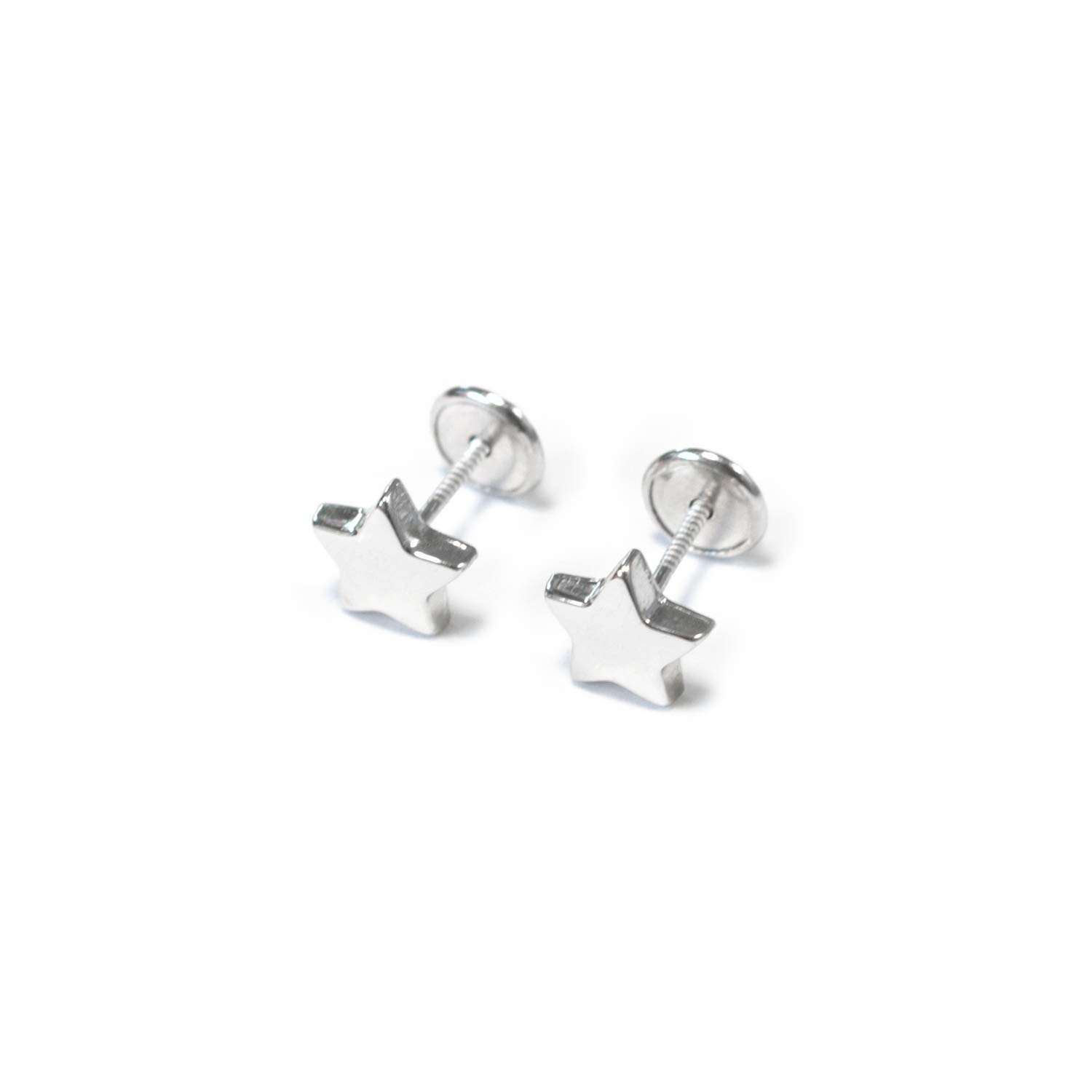 925 Sterling Silver Star shine earrings