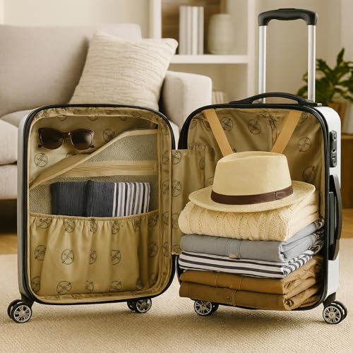 World Traveler Butterfly Luggage, 4-Piece Set