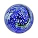 Echo Valley 8140 10-Inch Glow-in-the-Dark Illuminarie Glass Gazing Globe, Light Blue Swirl