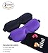 Sleep Mask,2 Pack Sleeping Eye Masks 3D Night Blindfold Contoured Blinder Eye Covers Eyeshade