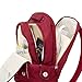 KINGSLONG 15.6 inch Laptop Backpack for Women, Stylish Buttons Decor Daypack Fit 17 inch Notebook, Water Resistant Computer Notebook Bag with USB Charging Port for Travel College Work Gifts