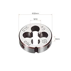 uxcell M10 X 0.75 Metric Round Die, Machine Thread