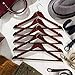 Wooden Hangers - 30 Pack, Heavy Duty, Non-Slip for Coats, Jackets, Suits, & Pants - Clothes Hangers With Bar and Notches
