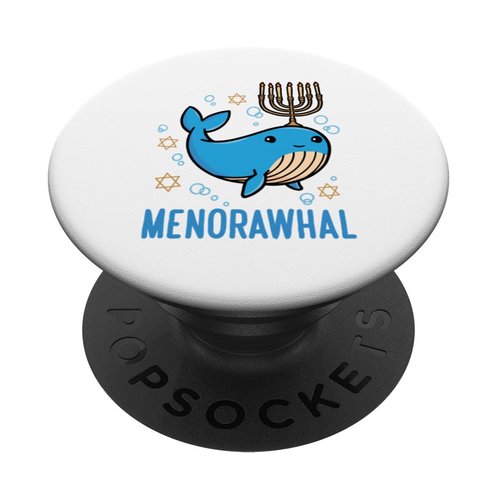 Festival Of Lights Chanukah Menorah Hanukkah Menorawhal PopSockets Swappable PopGrip