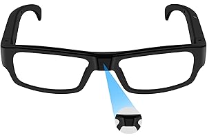 eovas Camera Glasses Wearable HD 1080P Video Smart Glasses Outdoor Sport Action Recording Glass Camera for Cycling, Driving, 