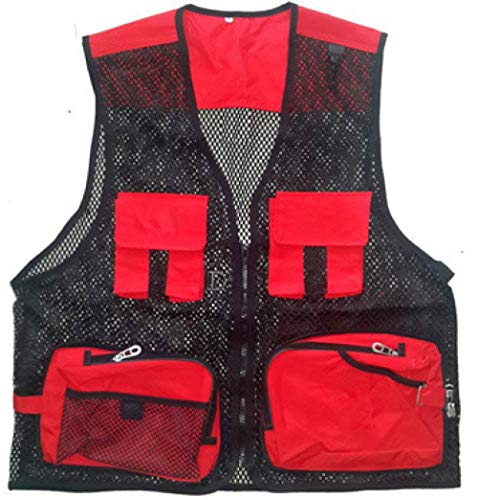 Sommer Absatz Mesh Ärmellos Fashion Herren Outdoor Weste Photography Anglerweste Multi Tasche Loses Jacket Mantel