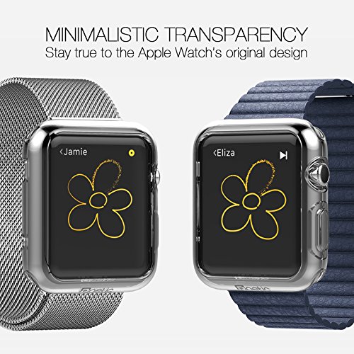 Apple Watch Case - Poetic [Clarity Series] Apple Watch 38mm Case - [Crystal Clear] Premium TPU Case for Apple Watch 38mm (2015) Crystal Clear (3-Year Manufacturer Warranty from Poetic) - Thumbnail 5
