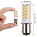 BA15D led bulb 120V Double Bayonet base 5 Watt Warm White 3000K for Sewing Machine Lamp, Non-dimmable (Pack of 4)