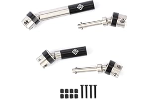 FEDCO Drive Shaft CVD Front & Rear Center Steel Driveshaft for TRX4M Upgrade Parts Defender Bronco 1/18 RC Crawler