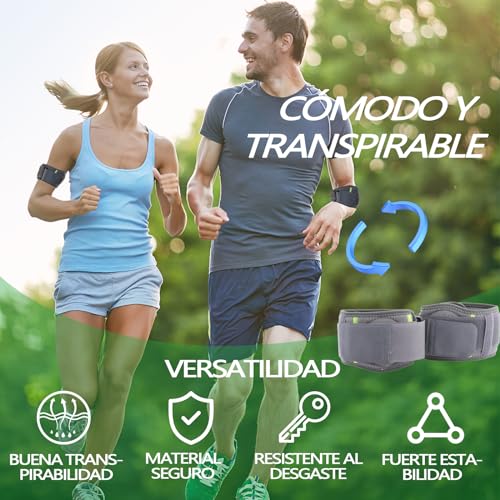 2 Piezas Codo de tenista, codera para tendinitis y codo de tenista, tensión ajustable, aliviar el dolor del codo, adecuado para diversos deportes.