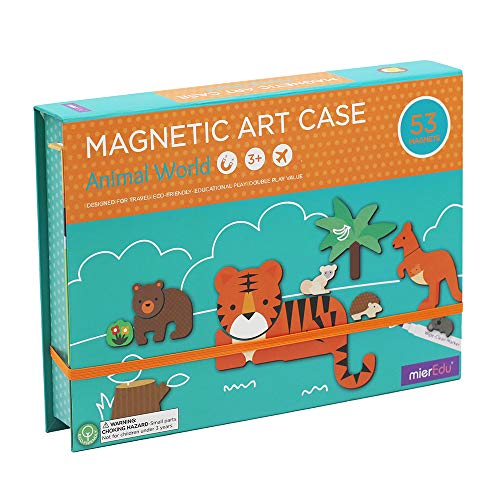 Love&Mini Educational Magnetic Cardboard Preschool Magnetic Art case Toy Gift Magnetic Jigsaw Puzzle Drawing Easel Board