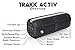TRAKK ACTIV Bluetooth Bike Speaker - 30 Hours Playtime, 16W 360 Degree Audio with 100ft Range, 6000 mAh Battery & USB Connectivity -Waterproof/Shockproof/Dustproof Portable Bluetooth Speaker, Black