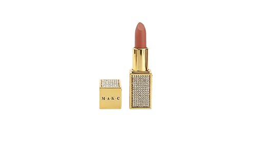 Matte Lipstick with Gold Package By M - A - K - C Beauty and Cosmetics.(Velvet Lip stick Gift Box) Waterproof Non-Stick Cup Long Lasting Retractable. (#02 Special Red, One Size)