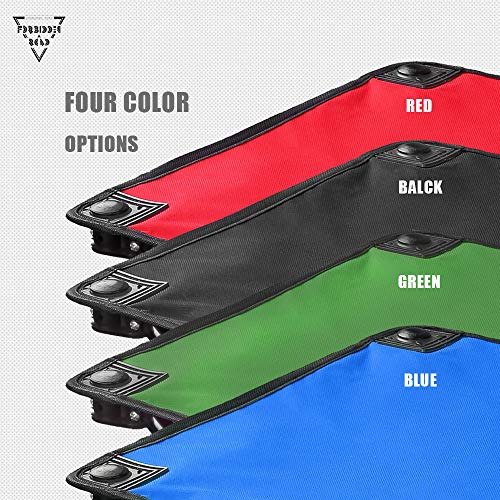 Forbidden Road Camping Stool Folding Chairs Outdoor Fold Up Chairs Four Legs Portable Collapsible Chair for Hiking Fishing Travelling Outdoor Stool Lightweight Sturdy Chair (Black, Fold Up Chairs)