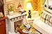 Cuteroom Dollhouse Miniature DIY Dolls House Kit Room with Furniture Handicraft Xmas gift Happy Time