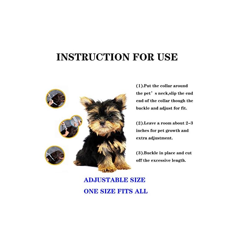 WDsunshine Beruhigungshalsband für Hunde und Katzen, AntiAngst