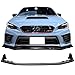 Front Bumper Lip Compatible with 2015-2017 Subaru WRX STI, S208 Style Black PU Front Lip Finisher Under Chin Spoiler Add On by IKON MOTORSPORTS, 2016