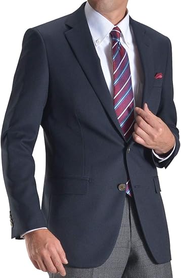 Amazon Marutomi 紺ブレザー メンズ テーラードジャケット 2ボタン テーラードジャケット トラッド ビジカジ ビジネス カジュアル スリム オールシーズン 秋冬 春夏 Jk55 コート ジャケット 通販