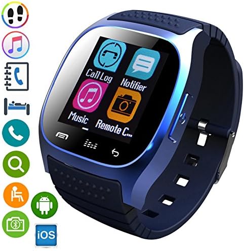 Smart Watch Women Men Kids Bluetooth Wristwatch Sleep Monitor Call Sync Message Push Sedentory Reminder Alarm Clock Compatible with Android iOS System Samsung LG HTC iphone