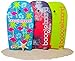 Boogie Board 33 Bodyboard - Durable Fiberclad Deck with Phuzion Core and Leash - Choose Your Graphics (Hawaiian Hipster, Aqua)