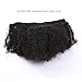 Afro Kinky Curly Clip in Human Remy Hair Extensions Brazilian Curly Clips Hair Extensions 4B 4C 8A Virgin Thick Natural Black Color Clip on For Black Women 10-22 inch (12 inch, AC #1B)