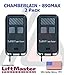 LiftMaster 890MAX Security+ 3-Button Mini Remote Garage Door Opener Control - Include 3-Volt Battery