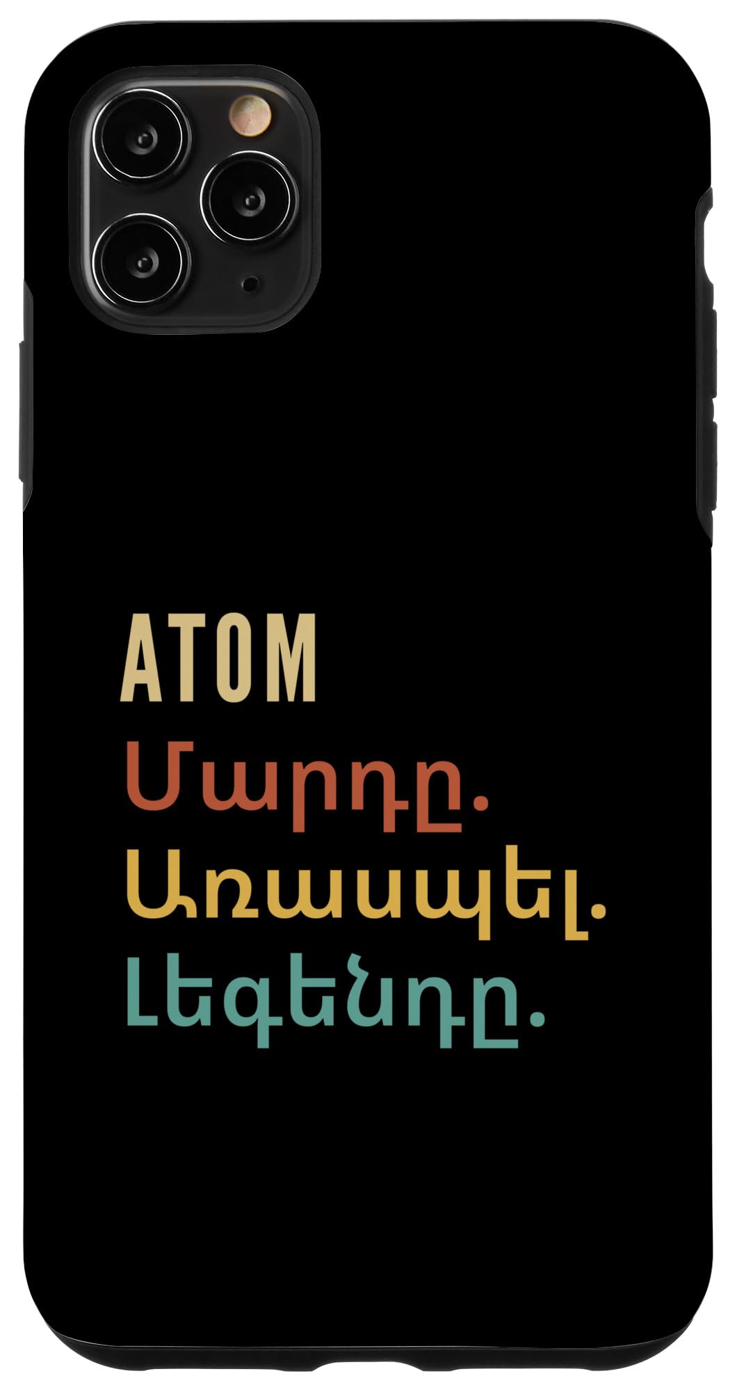 iPhone 11 Pro Max Funny Armenian First Name Design - Atom Case