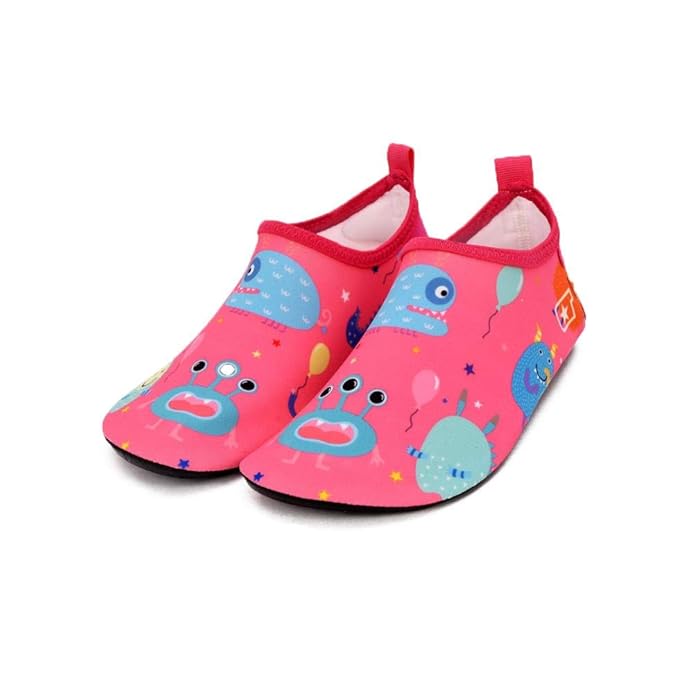 Bwiv Strandschuhe Kinder Rutschfest Badeschuhe Wasserschuhe Mädchen Schwimmschuhe Schnelltrocknend Leicht Jungen Aquaschuhe B