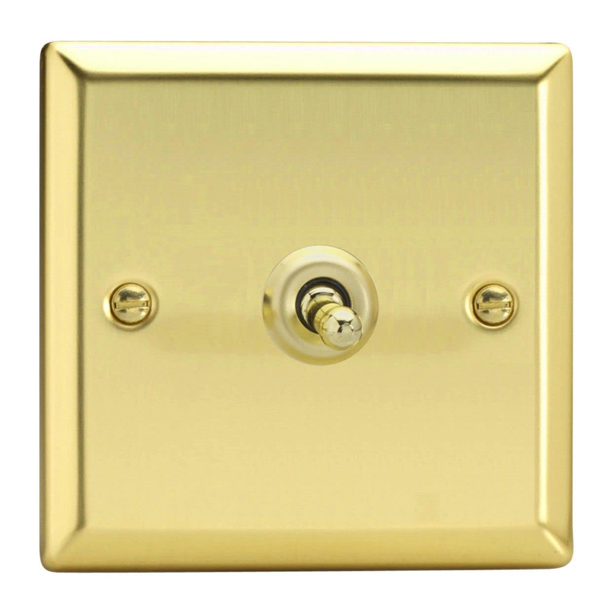 Varilight XVT1 Toggle Switches 1 Gang Victorian Brass