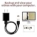 USB Charger Camera, Eesteros 1080P HD Mini Camera Audio Nanny Cam with Motion Detection Mode for Home Security Support up to 32G Micro SD Card (Not Include)