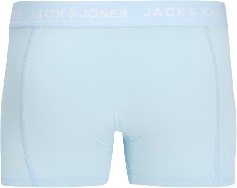 Jacjota Solid Trunks 10 Pack Jacjota Solid Trunks da Uomo, Confezione da 10 Pezzi, Vino Windsor, L