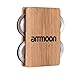 ammoon Cajon Box Drum Companion Accessory 4-bell Jingle Castanet for Hand Percussion Instruments