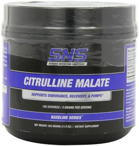 Serious Nutrition Solution Citrulline Malate Powder, 325 Grams by Serious Nutrition Solution