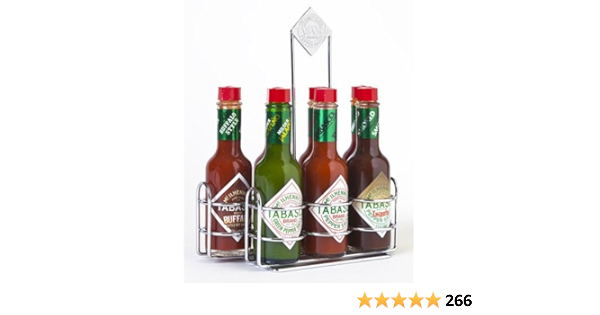 最新モデルが入荷 Tabasco Pepper Sauce Chrome Caddy With 7 Family Of Flavors 新作saleセール30 Off