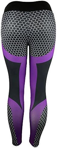 Lookatool Women's 3D Print Yoga Pants Skinny Workout Gym Leggings