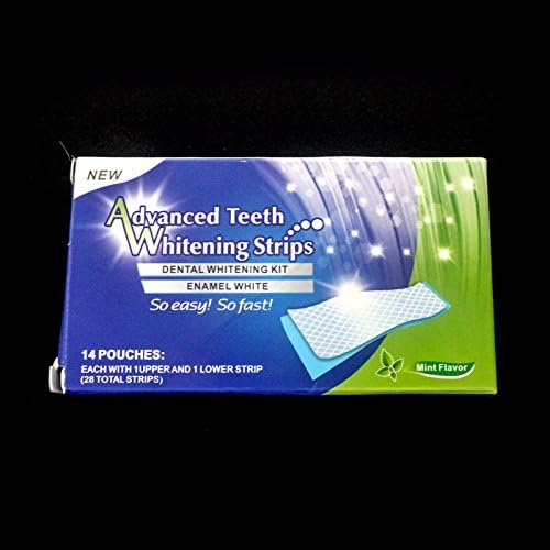NEW 360 DEGREE ADVANCED TEETH WHITENING STRIPS DENTAL WHITENING KIT ENAMEL WHITE WHITESTRIPS TEETH WHITEN STRIPS 28 PCS/BOX