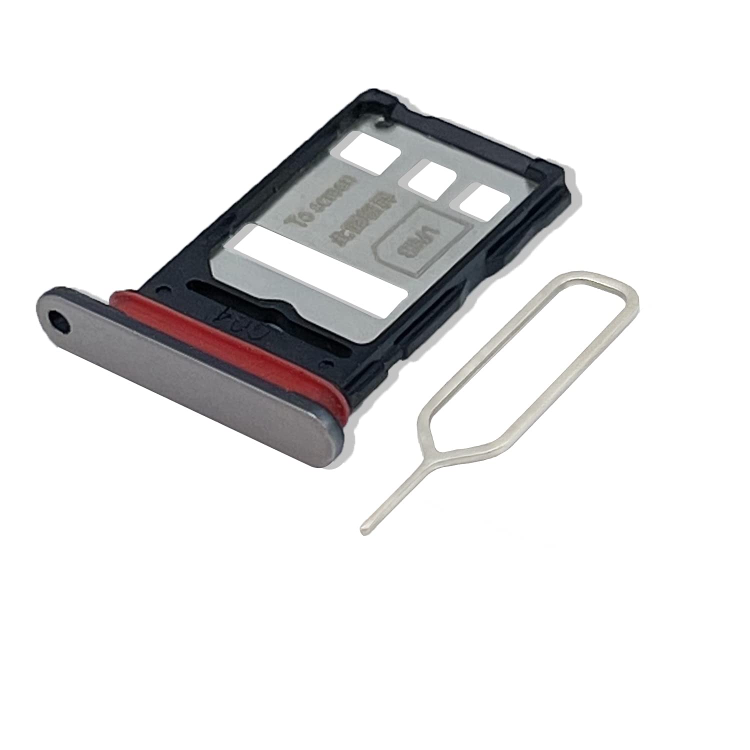 Eonpam Original DUAL SIM Card Slot Tray Holder Replacement for (Honor 50) Incl SIM Pin (Crystal)