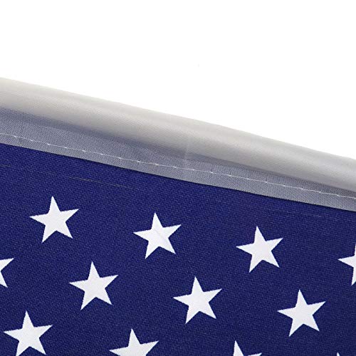 TSY TOOL 12 Pack US American Patriotic Decoration Car Window Clip USA Flag 17" x 12" Clip onto Car Window - Pack of 12 - Thumbnail 5