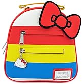 Loungefly Hello Kitty 45th Anniversary Stripes Convertible Mini Backpack
