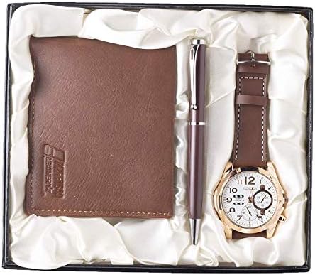 ForeverWithYou Luxurious and Stylish Pen, Watch and Wallet Gift Sets for Men, Boyfriend and Husband Valentine