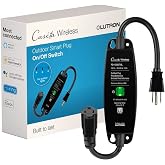 Lutron Caseta Smart Outdoor Plug for Lights and Motors (Smart Hub Required) | Smart Outdoor Plug for Patio, Backyard, Outdoor Lights, Waterproof, Built to last, All year round timer, PD-15OUT-BL, Black