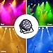 LED UP Lights, Nurxiovo Par Lights 18x1W DMX Stage Lights LED RGB Lighting with Sound Control 7 Channel for DJ, Party, Church, Wedding Clubs, Lighting, 8 Packs