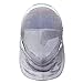 LEONARK Fencing Saber Mask Helmet CE 350N Certified National Grade Masque (Grey_Fixed, L)