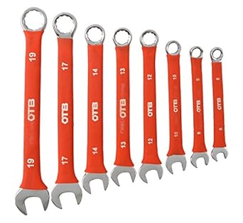 OTB Combination Spanner Set (Red, Pack of 8)