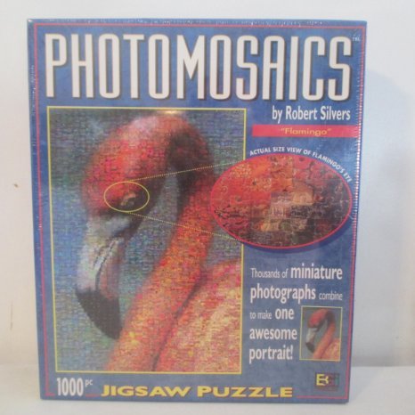 Flamingo Photomosaics Puzzle by Robert Silvers