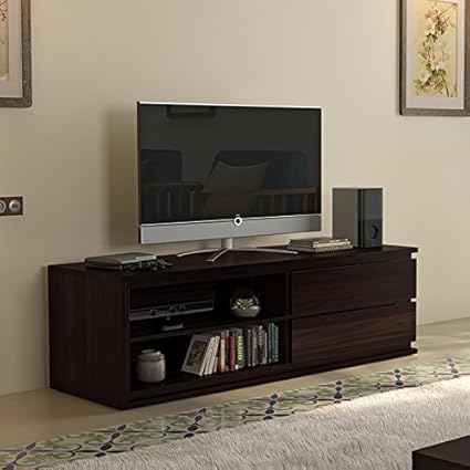 Urban Ladder Vector Solid Wood 55 TV Unit (Mahogany Finish)