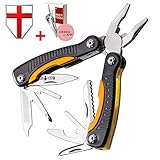 Grand Way Mini Utility Multitool with Knife and Pliers - Best Small Multi Purpose Tool with All in One Tool Set - Everyday Universal Knife for Camping, Survival and Outdoor Activities 2229